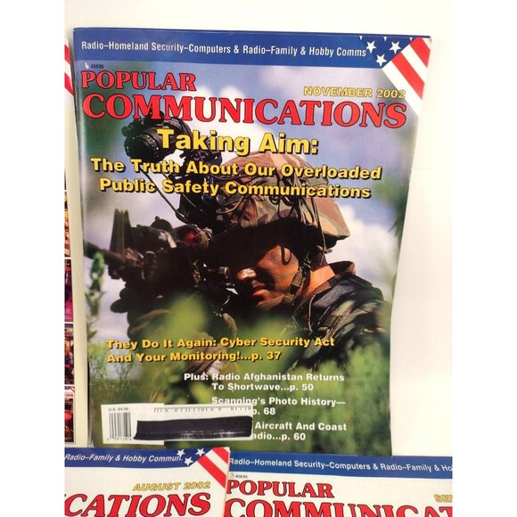 Popular Communications Magazine 2002 Lot of 5 Shortwave Radio Broadcasting Hobby - Picture 5 of 11